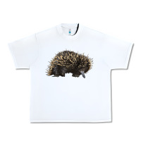 White short beaked echidna Urban Heavy Tee - LillyAllenDesigns