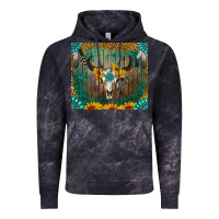 Cloud Black boho bullskull Vintage Hoodie - RanaPortraitStore