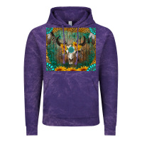 Cloud Purple boho bullskull Vintage Hoodie - RanaPortraitStore