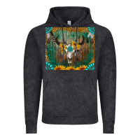 Vintage Black boho bullskull Vintage Hoodie - RanaPortraitStore