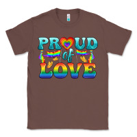 Chestnut Lgbtq Proud Of Love Classic Tee - BundleAndBundleShop