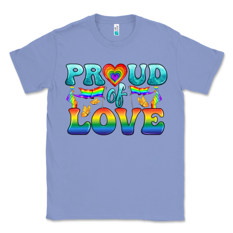 Lgbtq Proud Of Love Classic Tee by BundleAndBundleShop | Teevron