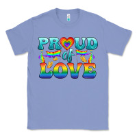 Colony Blue Lgbtq Proud Of Love Classic Tee - BundleAndBundleShop