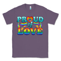 Lavender Lgbtq Proud Of Love Classic Tee - BundleAndBundleShop