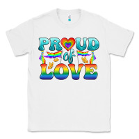 White Lgbtq Proud Of Love Classic Tee - BundleAndBundleShop