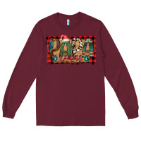 Burgundy Papa Claus Long Sleeve Tee - Bettercallsaul