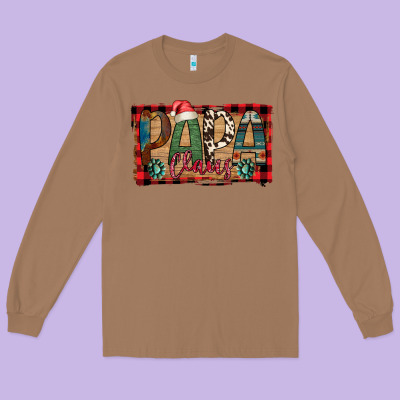 Papa Claus Long Sleeve Tee Designed By Bettercallsaul