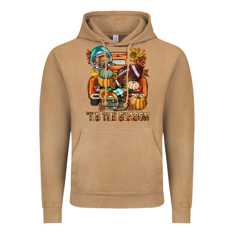 Tis The Season Fall Football Truck Vintage Hoodie by BundleAndBundleShop | Teevron