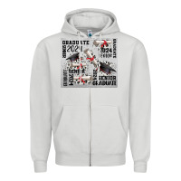 Dove Grey senior 2024 Zipper Hoodie - CowGirlArtShop