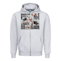 Heather Grey senior 2024 Zipper Hoodie - CowGirlArtShop