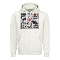 Oatmeal Heather senior 2024 Zipper Hoodie - CowGirlArtShop