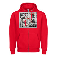 Red senior 2024 Zipper Hoodie - CowGirlArtShop
