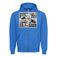 True Royal senior 2024 Zipper Hoodie - CowGirlArtShop