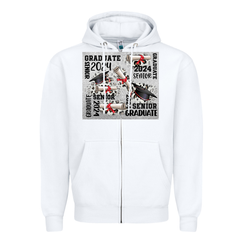 Senior 2024 Zipper Hoodie by CowGirlArtShop | Teevron