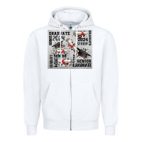 White senior 2024 Zipper Hoodie - CowGirlArtShop