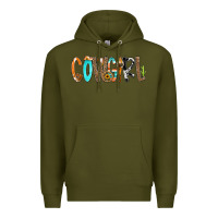 Army Green Cowgirl Min Premium Hoodie - CowCowDesign