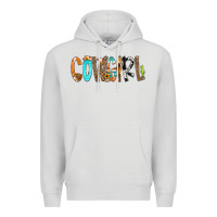 Dove Grey Cowgirl Min Premium Hoodie - CowCowDesign