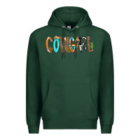 Sports Green Cowgirl Min Premium Hoodie - CowCowDesign