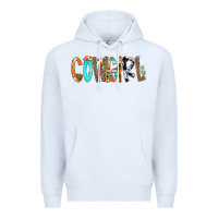 White Cowgirl Min Premium Hoodie - CowCowDesign