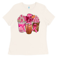 Bone breast cancer coffee cups Ladies Tee - NancyCooperArtShop
