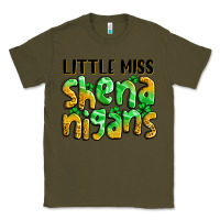 Army Green little miss shenanigans St. Patrick's Classic Tee - LillyAllenDesigns