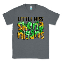 Charcoal Heather little miss shenanigans St. Patrick's Classic Tee - LillyAllenDesigns