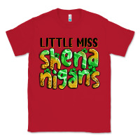 Red little miss shenanigans St. Patrick's Classic Tee - LillyAllenDesigns