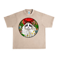 French Oak christmas ragdoll  cat Urban Heavy Tee - LillyAllenDesigns