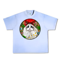 Grape Ice christmas ragdoll  cat Urban Heavy Tee - LillyAllenDesigns