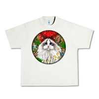 Pistachio christmas ragdoll  cat Urban Heavy Tee - LillyAllenDesigns
