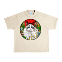 Sandshell christmas ragdoll  cat Urban Heavy Tee - LillyAllenDesigns