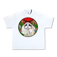 White christmas ragdoll  cat Urban Heavy Tee - LillyAllenDesigns