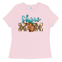 Western Show Mom Red Angus Ladies Tee | Teevron
