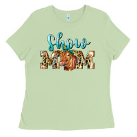 Matcha Western Show Mom Red Angus Ladies Tee - LillyAllenDesigns