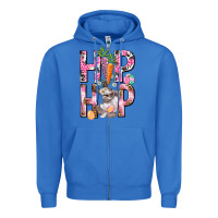 True Royal Hip hop Easter Girl Easter Day Zipper Hoodie - HowdyJamesFarm