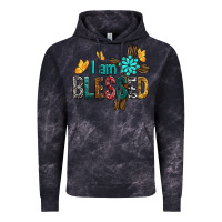 Cloud Black I Am Blessed Cross Vintage Hoodie - BundleAndBundleShop