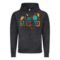 I Am Blessed Cross Vintage Hoodie | Teevron