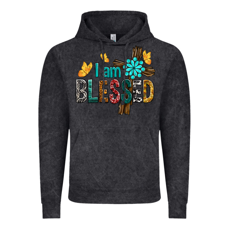 I Am Blessed Cross Vintage Hoodie by BundleAndBundleShop | Teevron