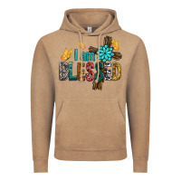 Vintage Coffee I Am Blessed Cross Vintage Hoodie - BundleAndBundleShop