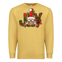 Antique Gold joy christmas with gnome bbs Premium Sweatshirt - BundleAndBundleShop