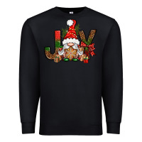 Black joy christmas with gnome bbs Premium Sweatshirt - BundleAndBundleShop