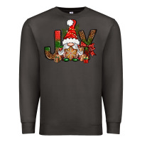 Smoke joy christmas with gnome bbs Premium Sweatshirt - BundleAndBundleShop