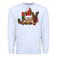 White joy christmas with gnome bbs Premium Sweatshirt - BundleAndBundleShop