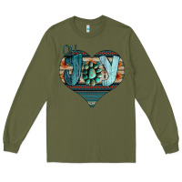 Army Green Oh Joy Love Long Sleeve Tee - Bettercallsaul