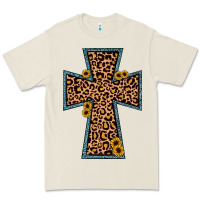 Bone leopard sunflower cross Premium Tee - JahusDesignShop