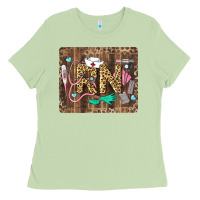 Matcha Western Registered Nurse Ladies Tee - LillyAllenDesigns