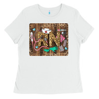 White Western Registered Nurse Ladies Tee - LillyAllenDesigns
