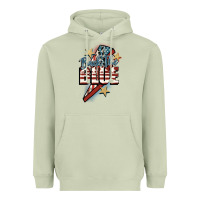 Matcha Back the blue Heavyweight Hoodie - FaDigitalArtStudio