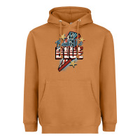 Meerkat Back the blue Heavyweight Hoodie - FaDigitalArtStudio