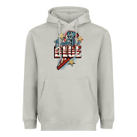Moon Dust Back the blue Heavyweight Hoodie - FaDigitalArtStudio